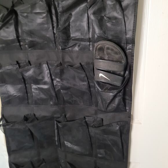 Over-the-Door 12-Pair Shoe Rack - Black - Space Saver - Picture 5 of 5